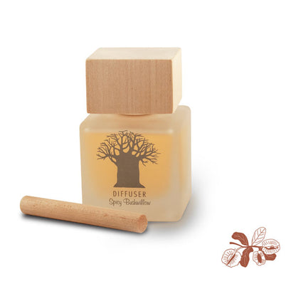 Uniquely South African Wooden Top Diffuser Spicy Bushwillow – 120ml